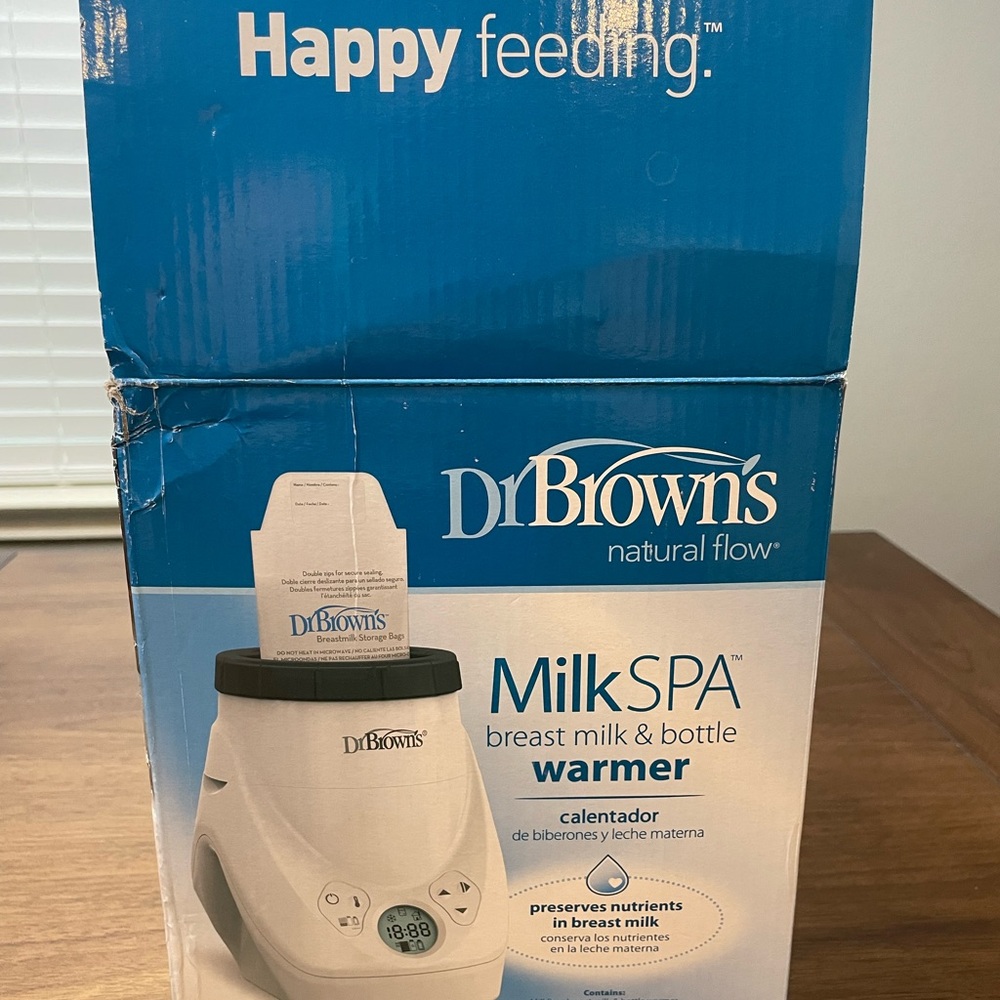Dr. Browns formula and breast milk warmer